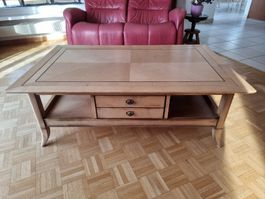 Table basse en merisier massif style Louis Philippe 