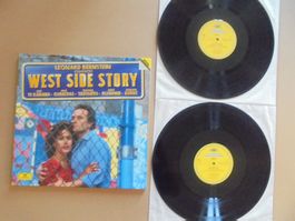 " West Side Story " 2 x LP ( Leonard Bernstein ) VG+