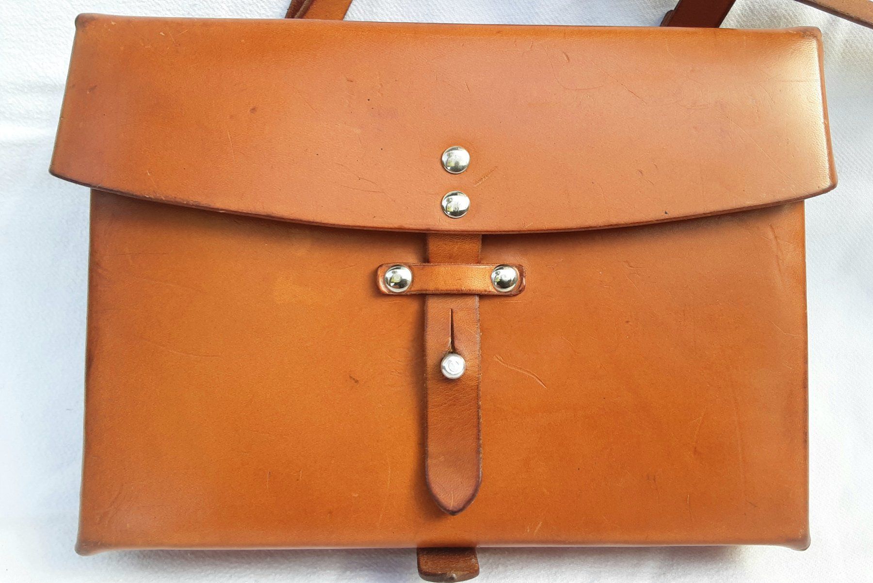 Schweizer Armee Borse: Armee,Ledertasche,Kartentasche 1978,Militär – Nuovo (secondo la descrizione) da Grosswangen venduto da Spengler66