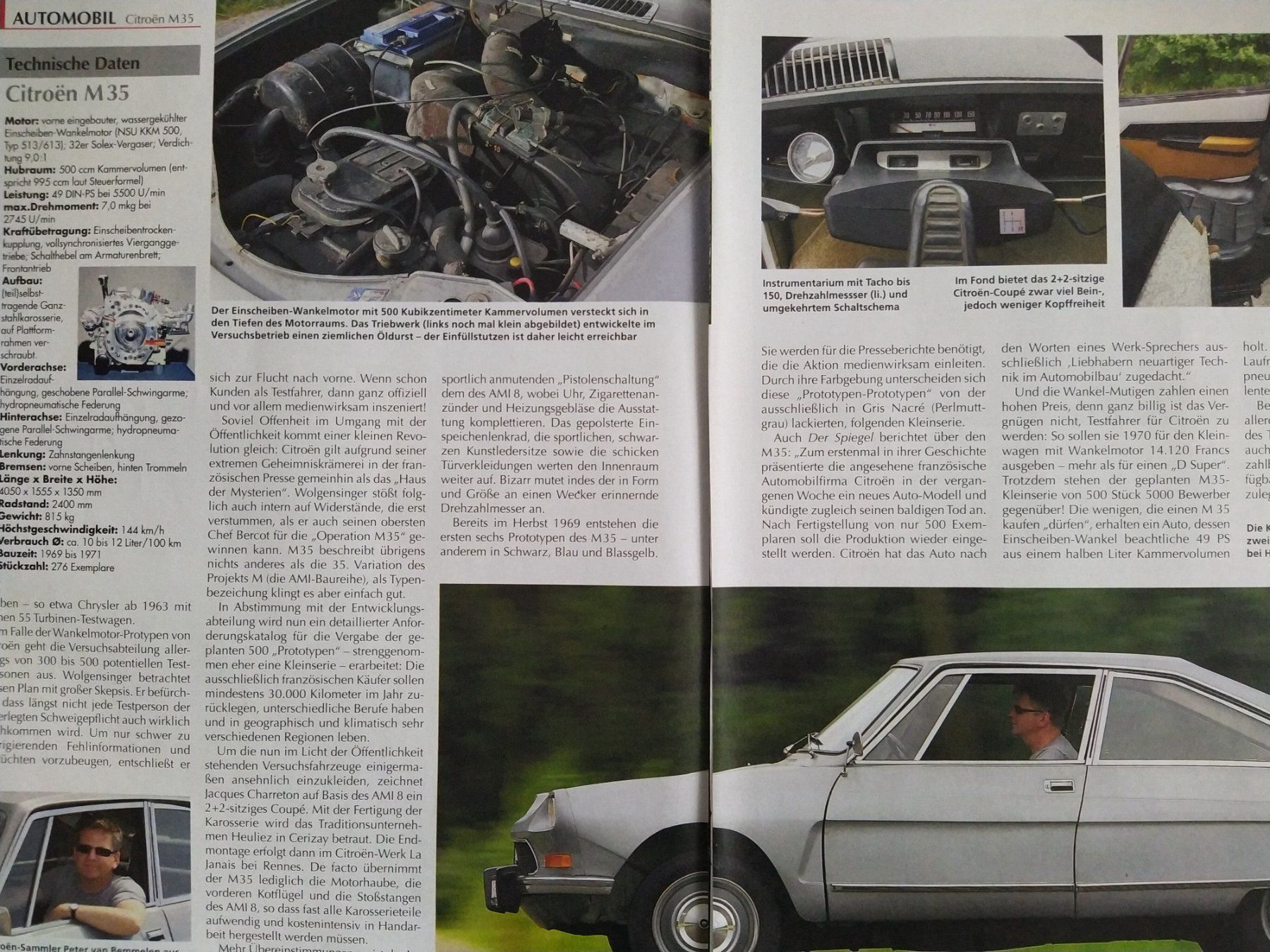 Bücher: Bericht Citroen M 35 Wankel- Prototyp – Gebraucht aus Bern von micky031 1