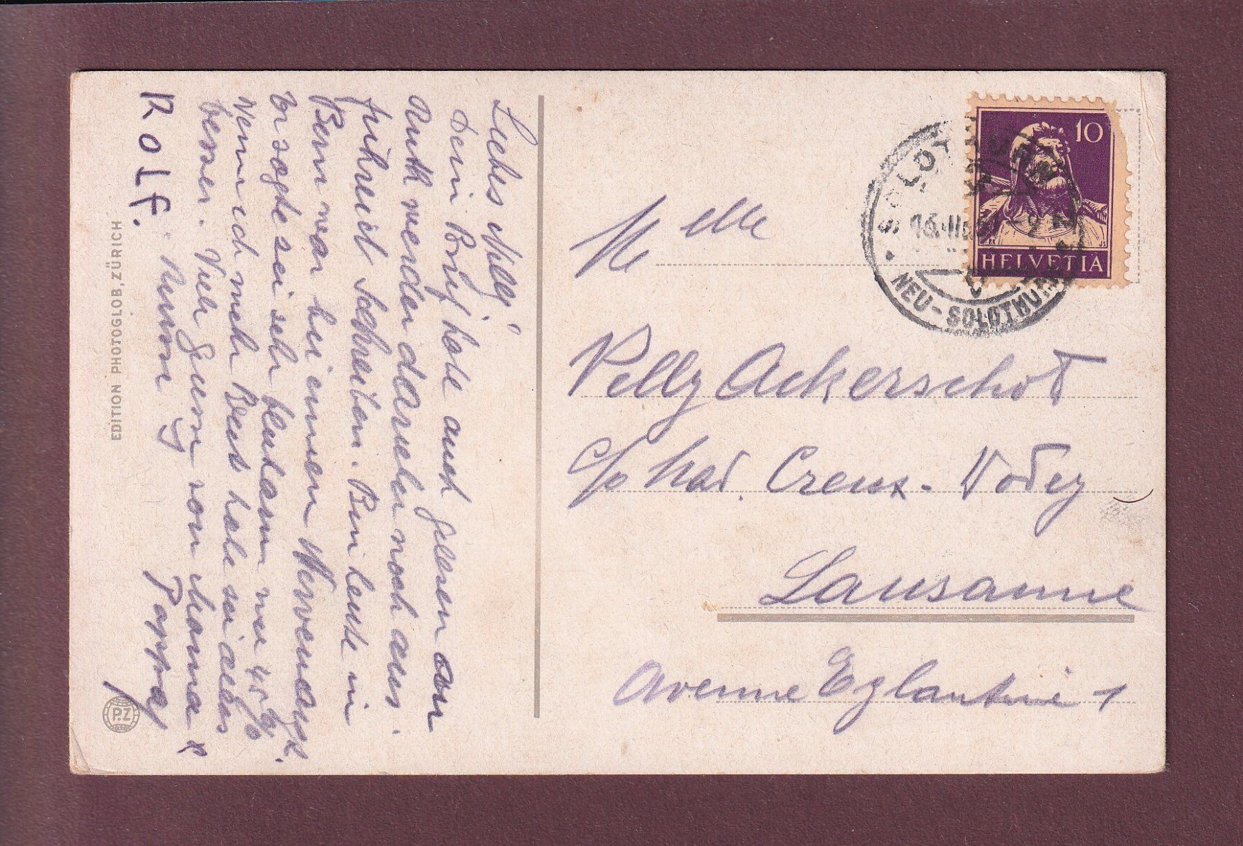 Cartoline postali: BERN - Bärengraben - 1931 – Usato da Pully venduto da nicecards 1