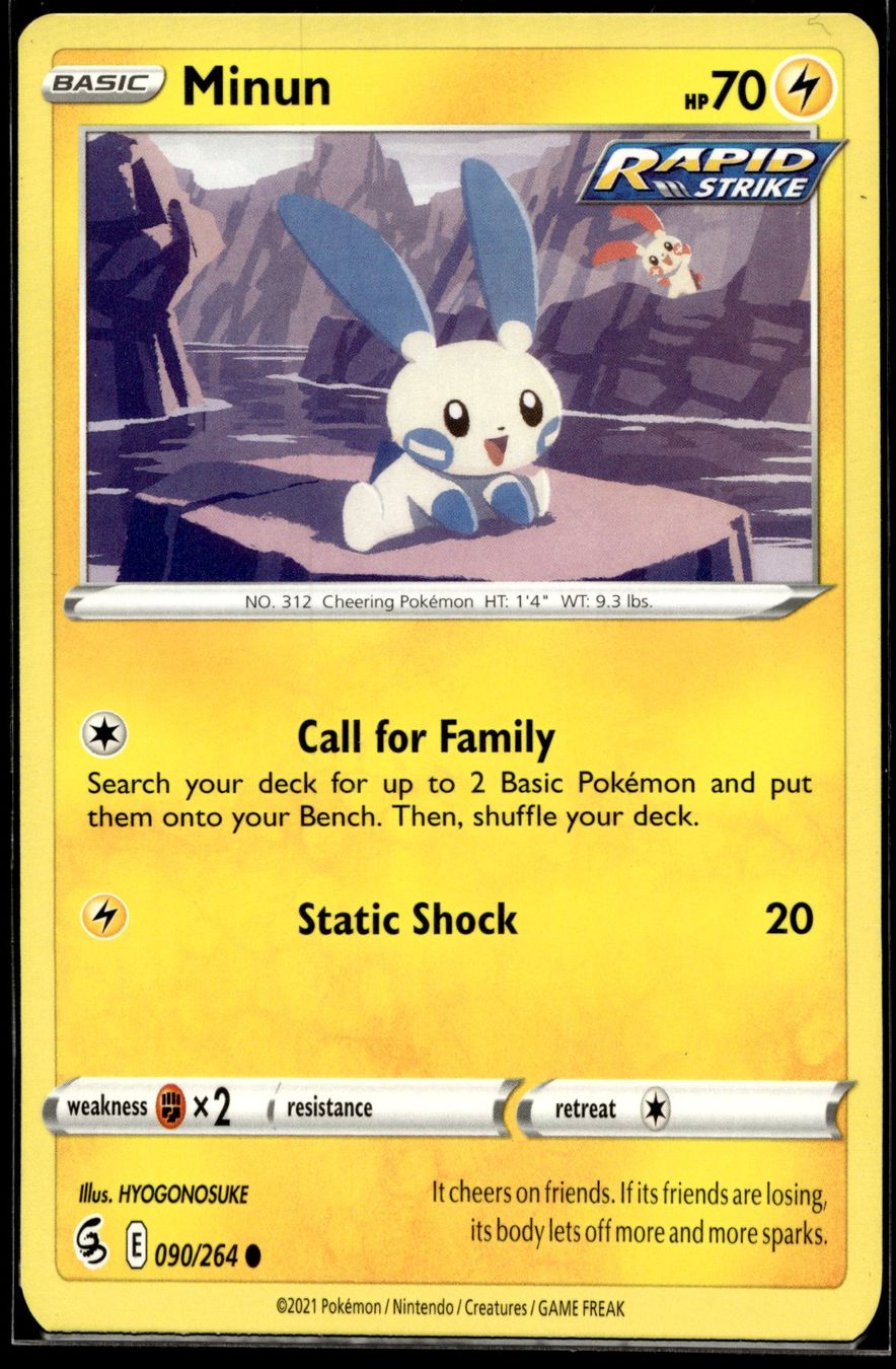 Pokémon Sammelbilder & Trading cards: Minun (FST EN 090/264) – Gebraucht aus Affoltern am Albis von Chiesa_5