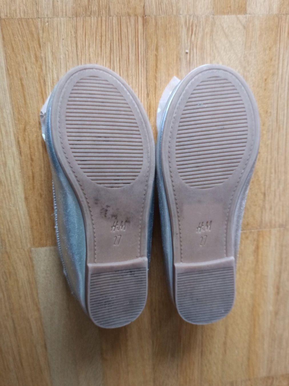 H&M Scarpe per ragazze: Ballerinas, H&M, Mädchen, Silber, Gr. 27 – Usato da Allschwil venduto da lau_lvl5 1