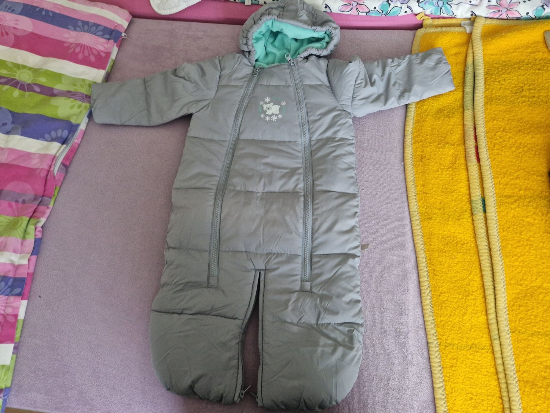Completi: Winter Overall Gr. 74, Grau, mit Fleecefutter, Top! – Usato da Wettingen venduto da Dilan-Seher 1