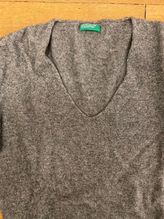 Pullover BENETTON, anthracit (Gr. L)
