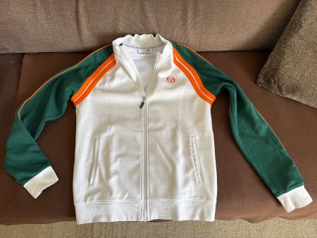 SERGIO TACCHINI JACKE, GR. M, MEHRFARBIG, SPORTLICH, RETRO