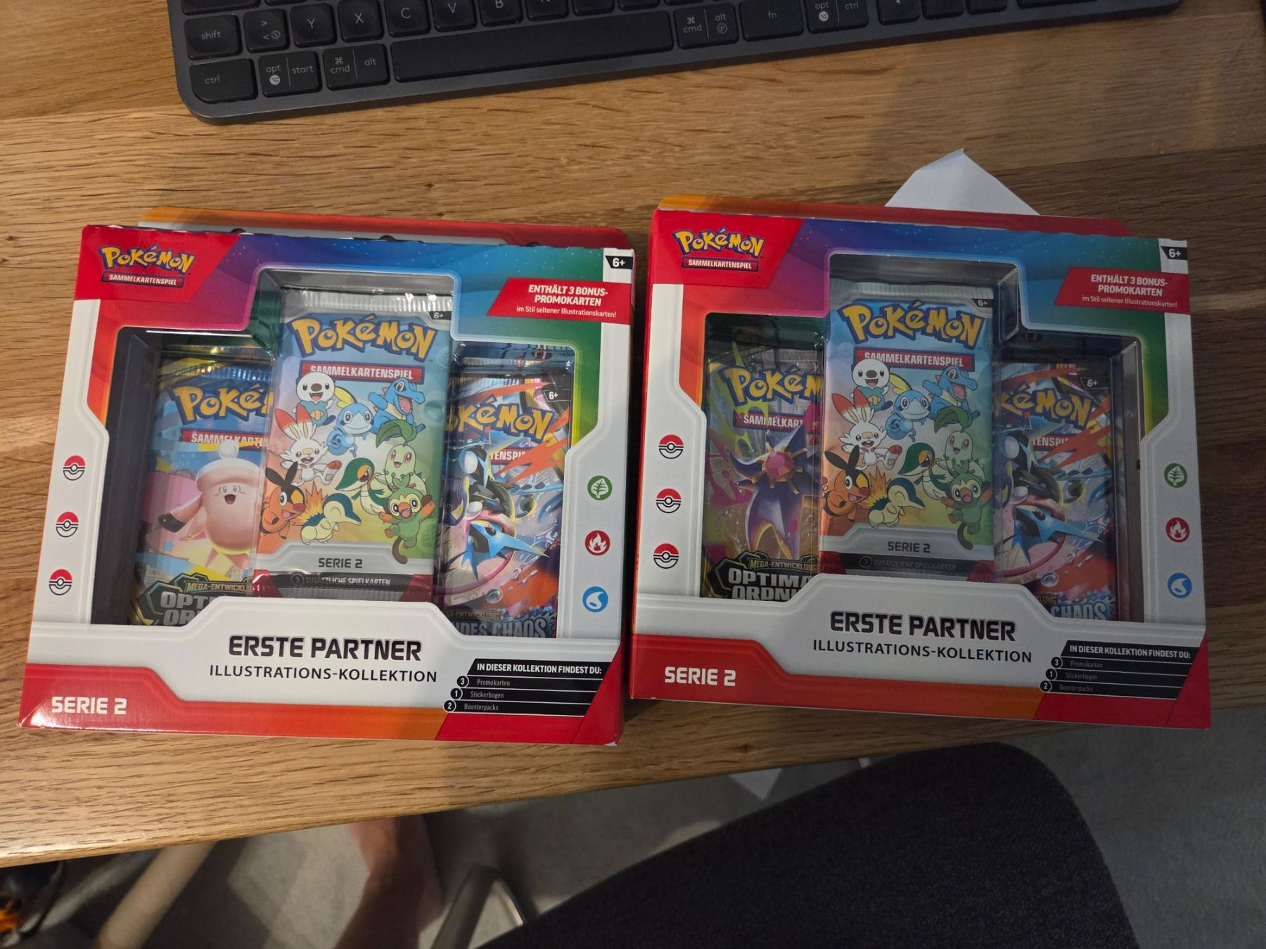 Pokémon Carte collezionabili: 2x Pokemon Erste Partner Serie 2 - DEU – Nuovo e nell'imballaggio originale da Urdorf venduto da BibandNud