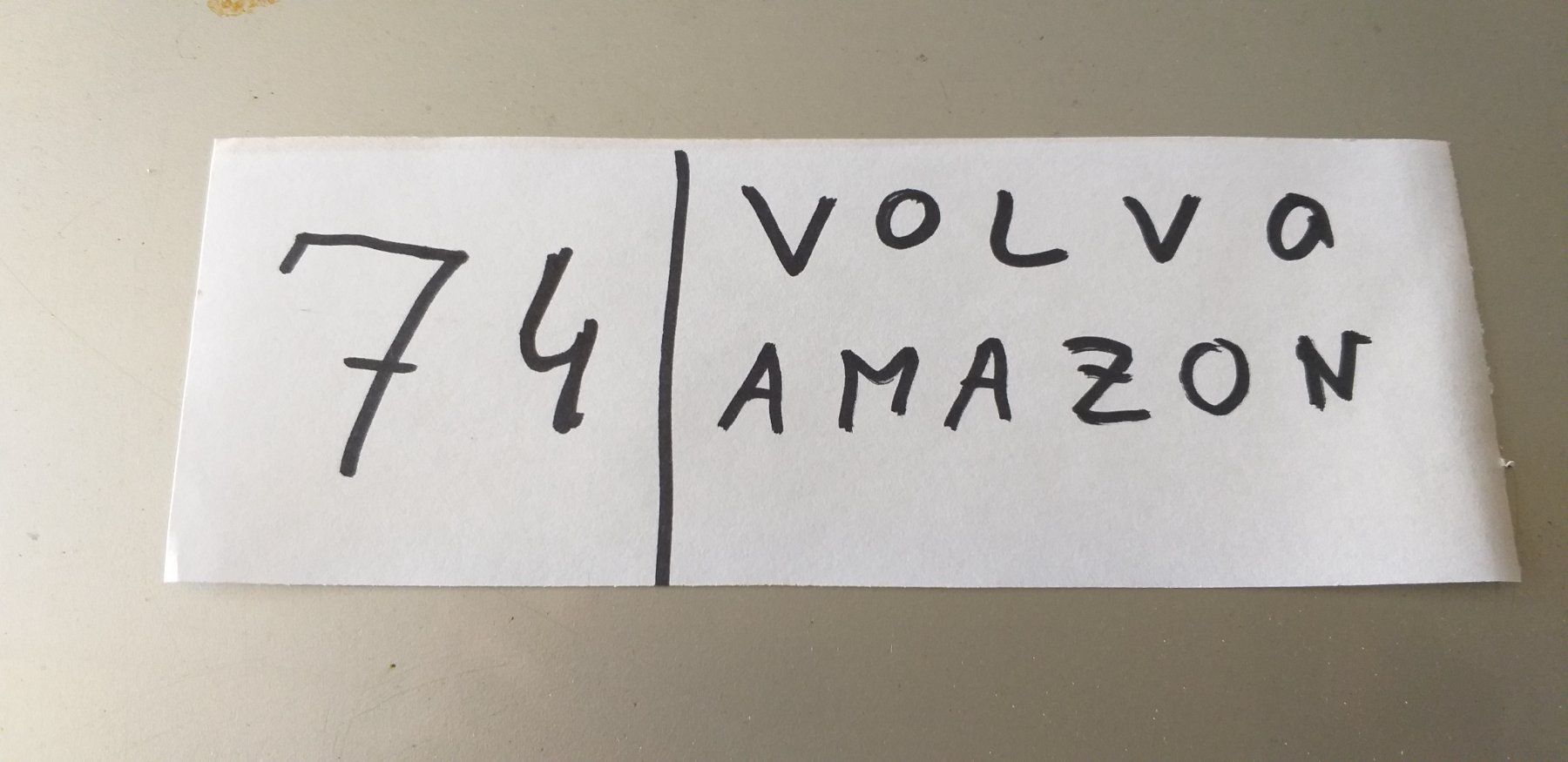 Volvo Tutti pezzi di ricambio auto: VOLVO AMAZON OLDTIMER DIVERSES PIECES   /   DIV. TEILE – Usato da cortébert venduto da rlv 6