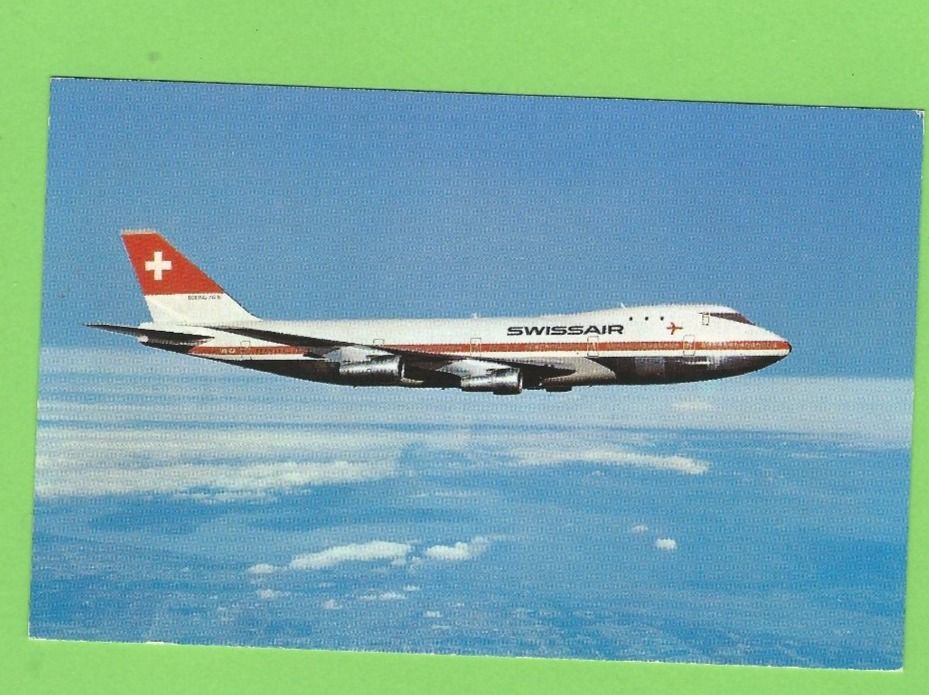 Cartoline postali: Swissair Boeing 747 B – Usato da Zürich venduto da t24_de