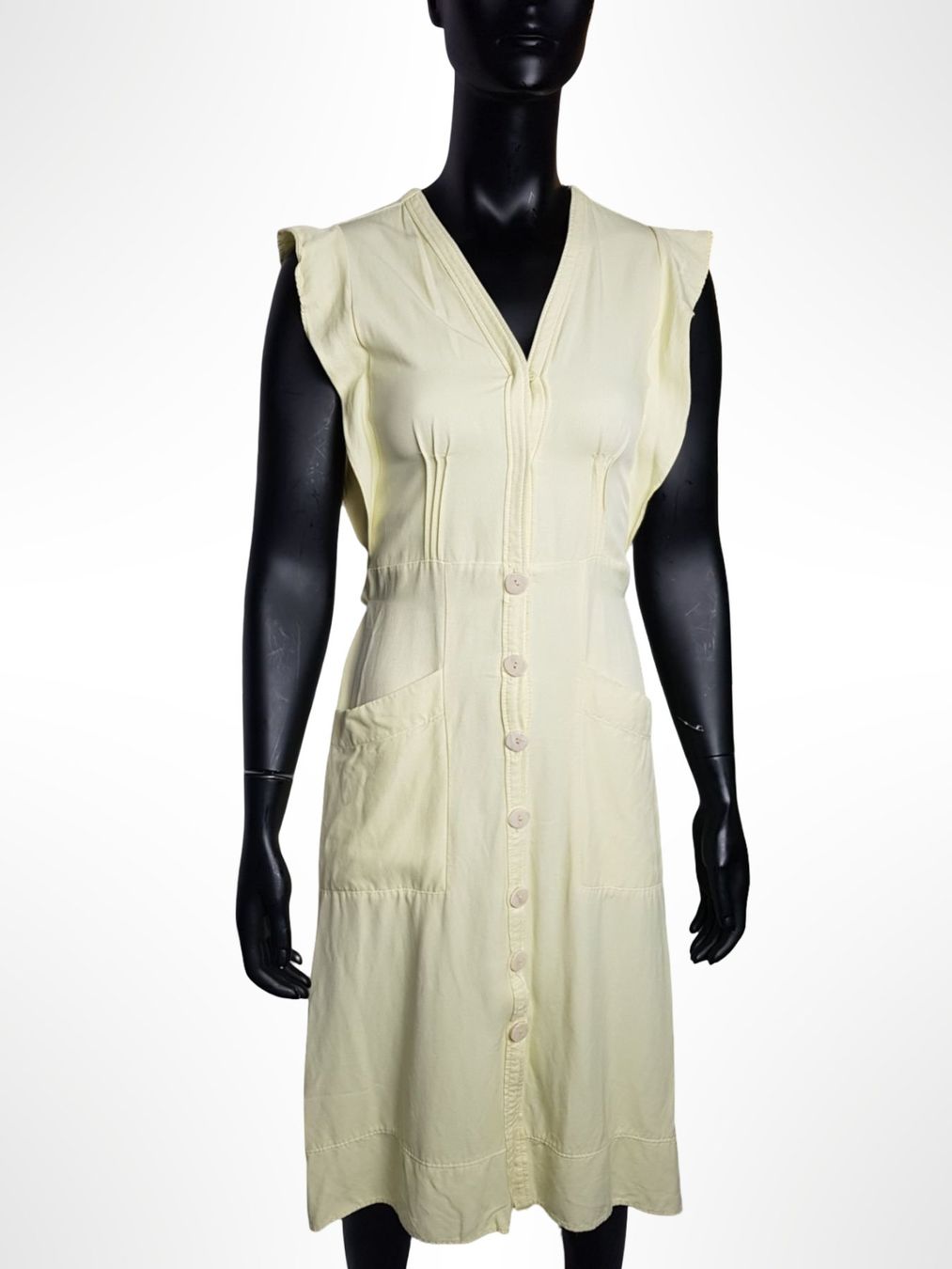 Vestiti: IPEKYOL Midikleid in Hellgelb Gr. 36 – Usato da Suhr venduto da Restwert_Suhr
