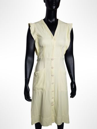 IPEKYOL Midikleid in Hellgelb Gr. 36