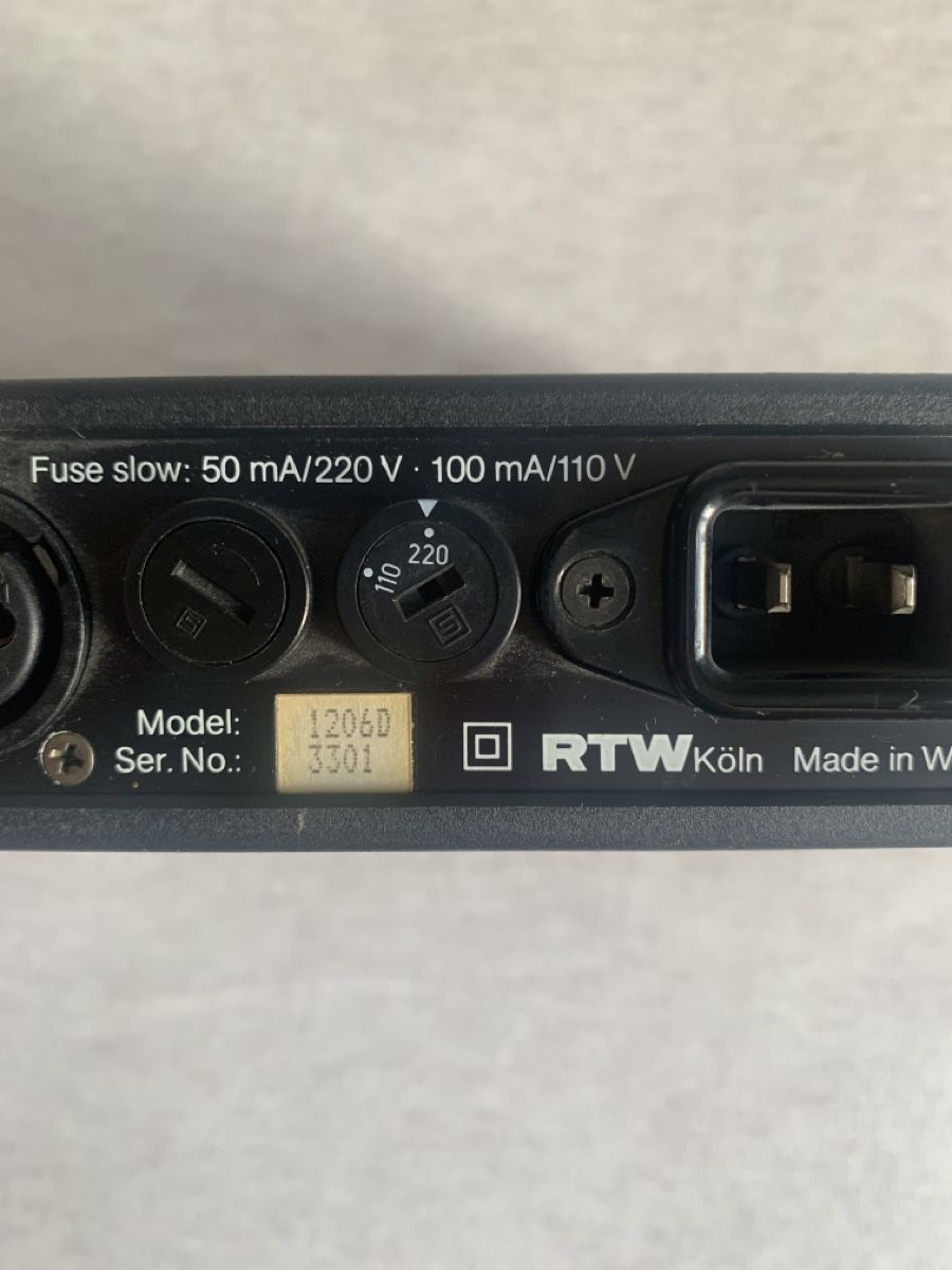 Equalizer: RTW Köln Model 1206D – Gebraucht aus Basel von Auktion_1000 2