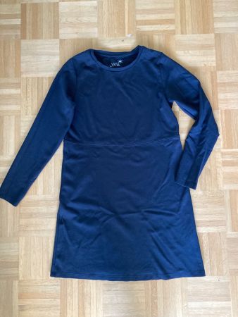 Schwarzes Jersey-Kleid von Juvia, XS, neuwertig