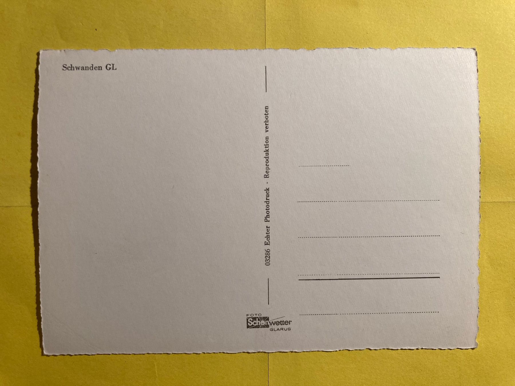 Cartoline postali: AK Schwanden – Nuovo (secondo la descrizione) da Grabs venduto da paggi01 1