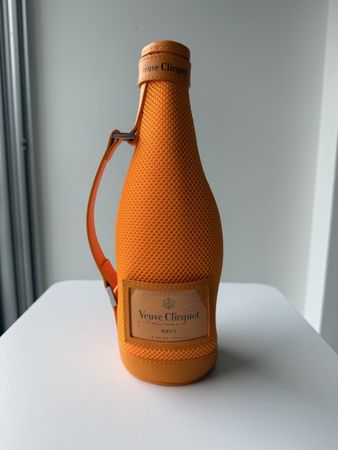 Custodia per bottiglia Veuve Clicquot arancione nuova