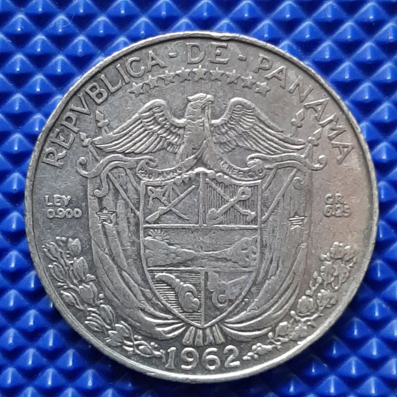 Alle Münzen: Un Cuarto de Balboa Panama 1962 en argent – Gebraucht aus Carouge GE von cecob0909 1
