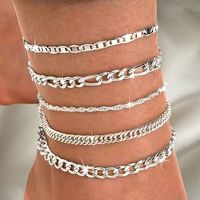 🔗5er-Set Boho Eisenketten-Fussbänder – Vielseitig & Sexy✨