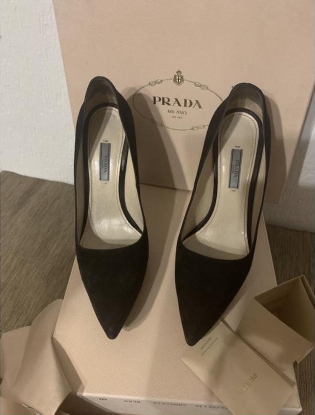 Prada Damenschuhe: PRADA 40-40,5 Exklusivmode/NP1200CHF Pumps 13/4 – Neu (gemäss Beschreibung) aus Kölliken von Prscoo 4