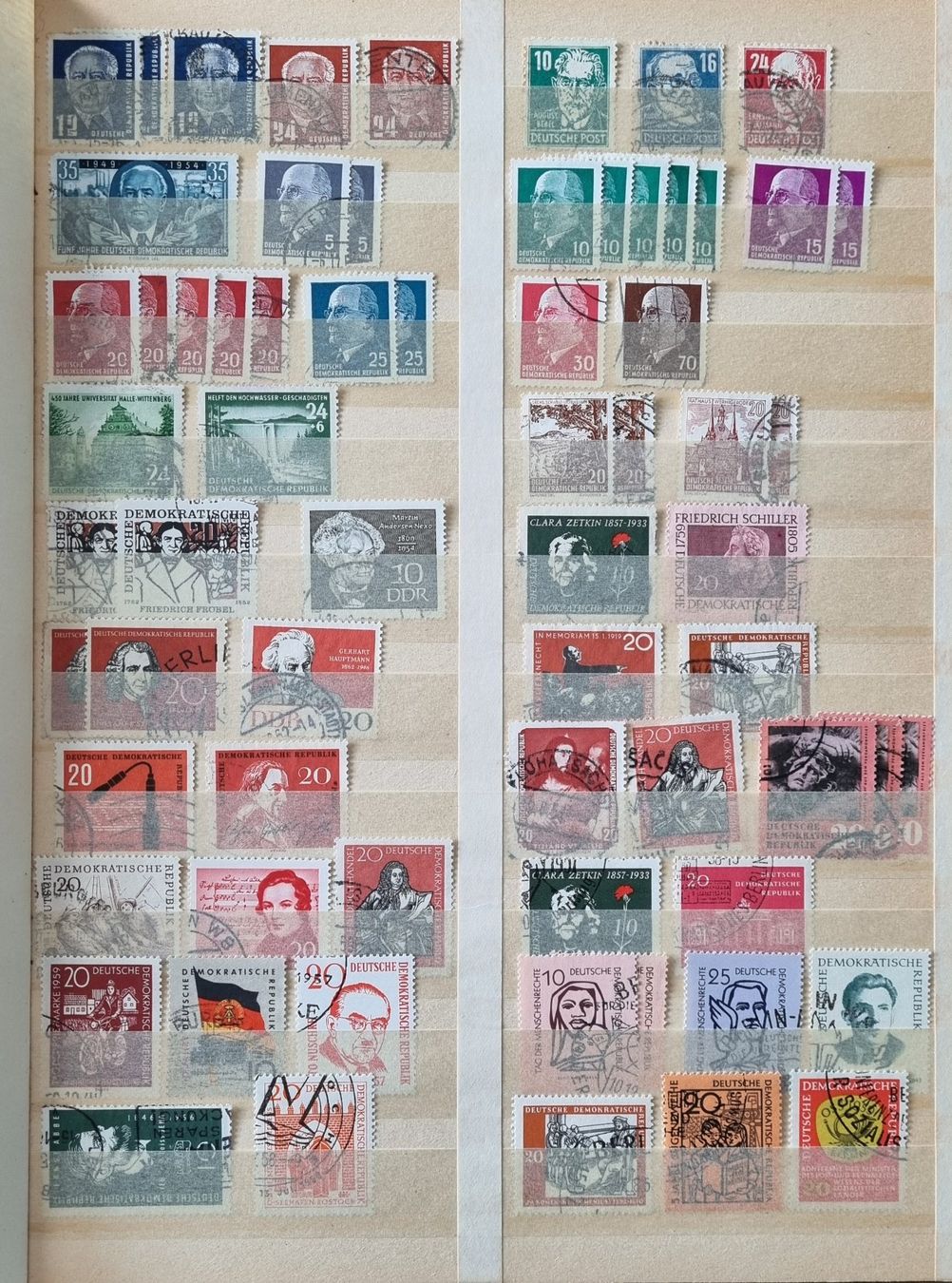 Tutti i francobolli: DDR Briefmarken Sammlung im Album – Usato da Thun venduto da yvonne.95