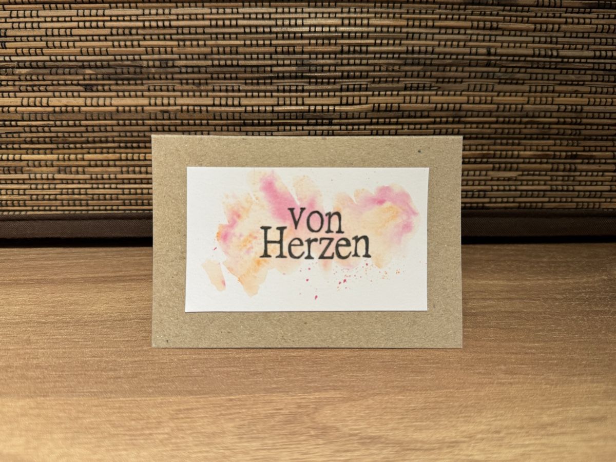 Cartoline: Mini-Karte, von Herzen – Nuovo (secondo la descrizione) da Dübendorf venduto da ZiKarten