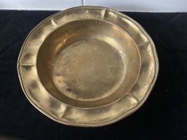 Antike Messing Schale Schüssel  21cm Durchmesser