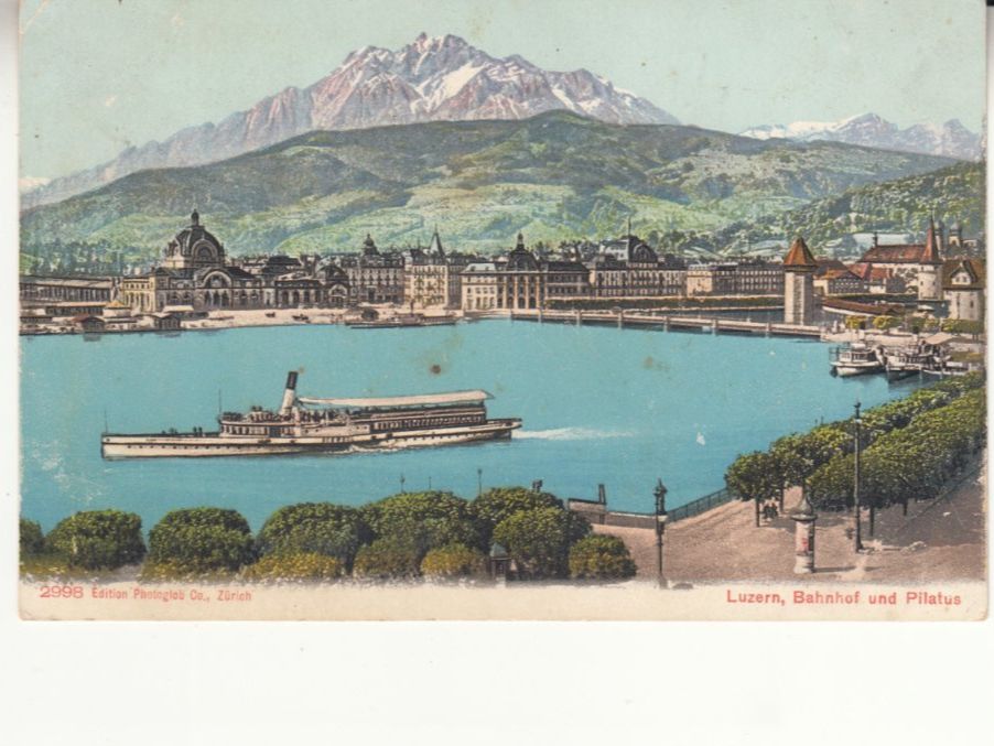 Cartoline postali: Luzern 1907 – Usato da Bürglen TG venduto da StampGraf