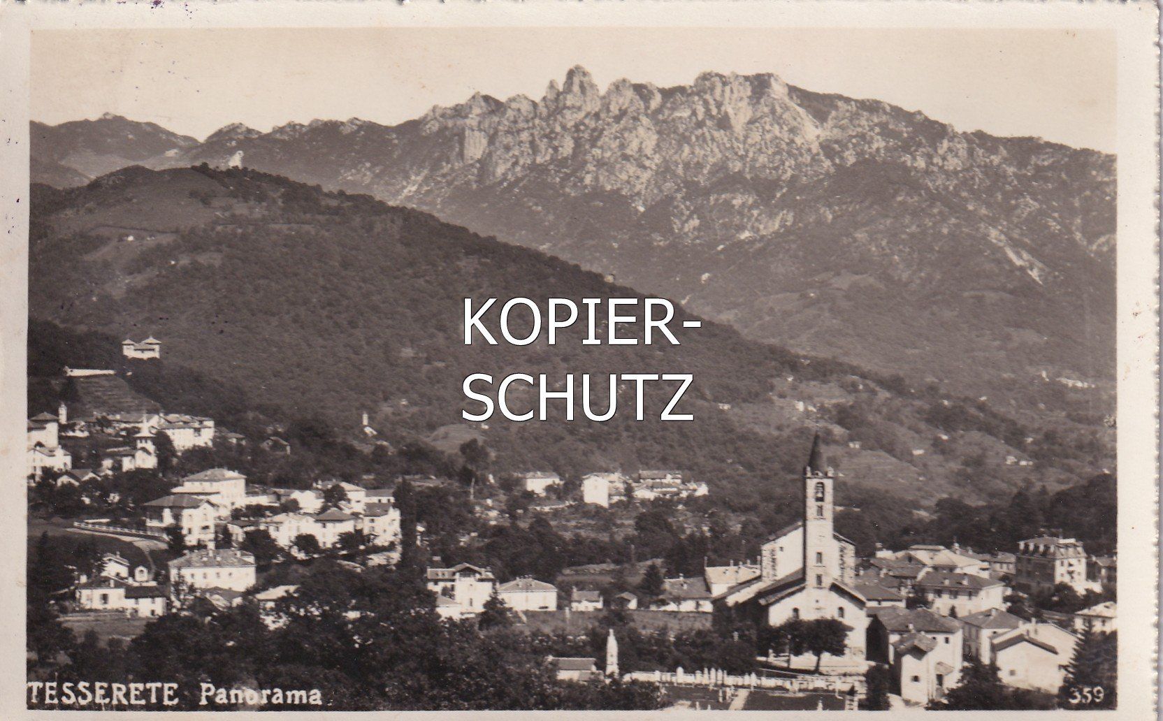 Cartoline postali: Tesserete (Panorama) /aw – Usato da Hombrechtikon venduto da Rudolf07