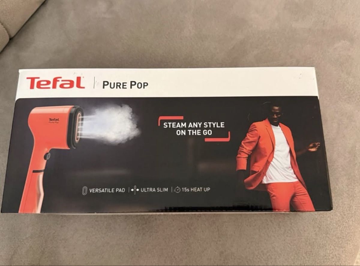 Tefal Ferri da stiro: Tefal Pure Pop Hand Dampfglätter neu – Nuovo e nell'imballaggio originale da Geuensee venduto da ibro07