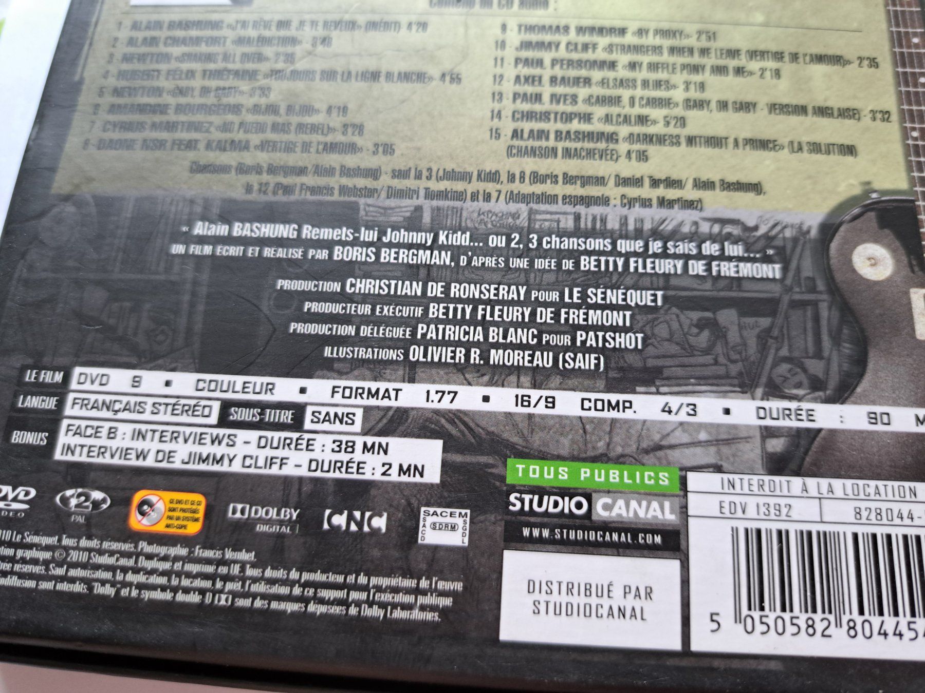 Tutti i DVDs: DVd + CD  Le documentaire sur Alain Bashung par Bergman – Usato da Pully venduto da bro_n52j 5