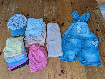 Mädchen Kleider-Set Gr. 86/92