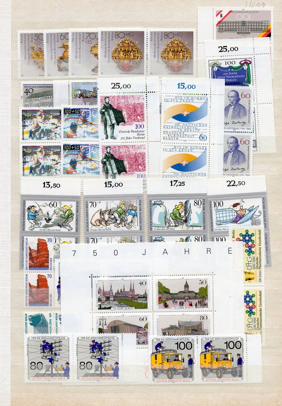 Tutti i francobolli: R1751  /  BERLIN 1973-1990 neufs XX – Usato da Ste-Croix venduto da MONT-TAGNAC 5