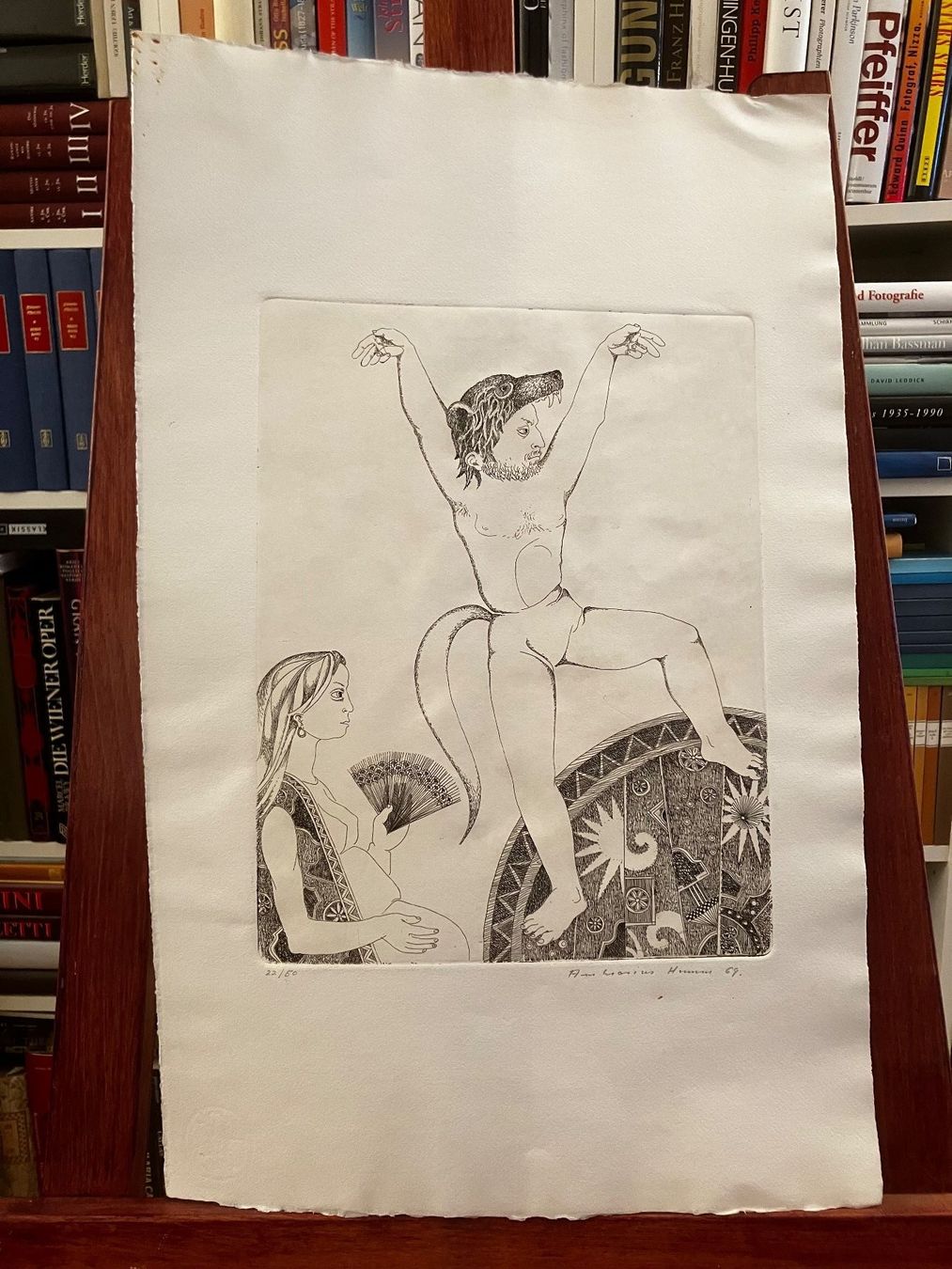 Poster & Bilder: Original-Radierung Ambrosius Humm 1969 – Gebraucht aus Zürich von Byron 4