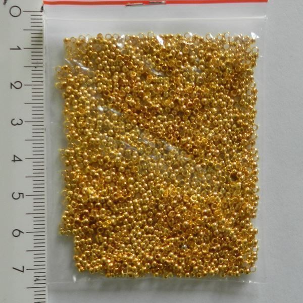 1000 Stück Quetschperlen Aus 316 Edelstahl, 1,9 Mm, Vergoldet – Für Schmuckherstellung, Armbänder, Ohrringe DIY
