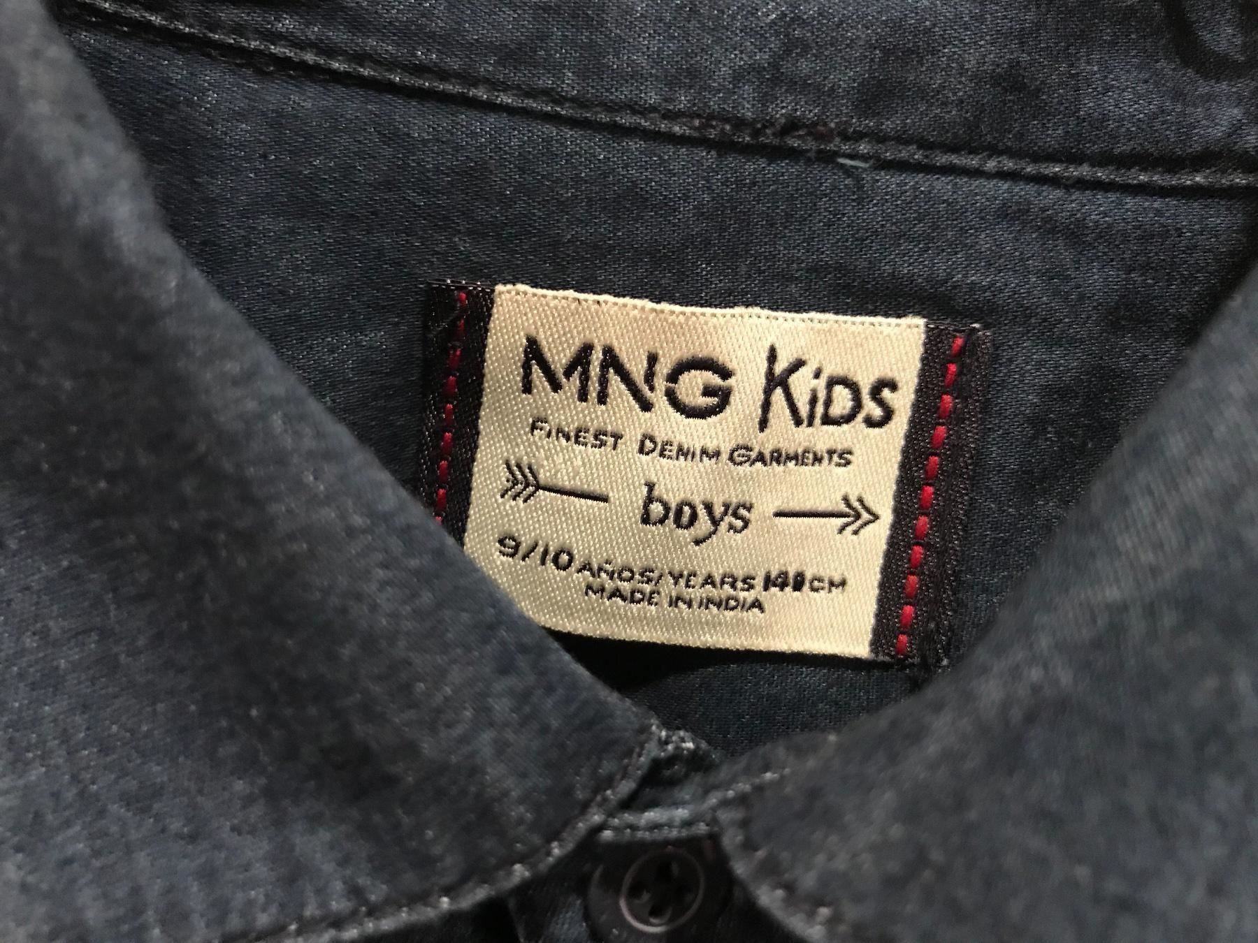 Camicie, T-shirt & Polo: Langarmhemd Jeansblau Gr. 140 – Usato da Mauren venduto da SB1606 1