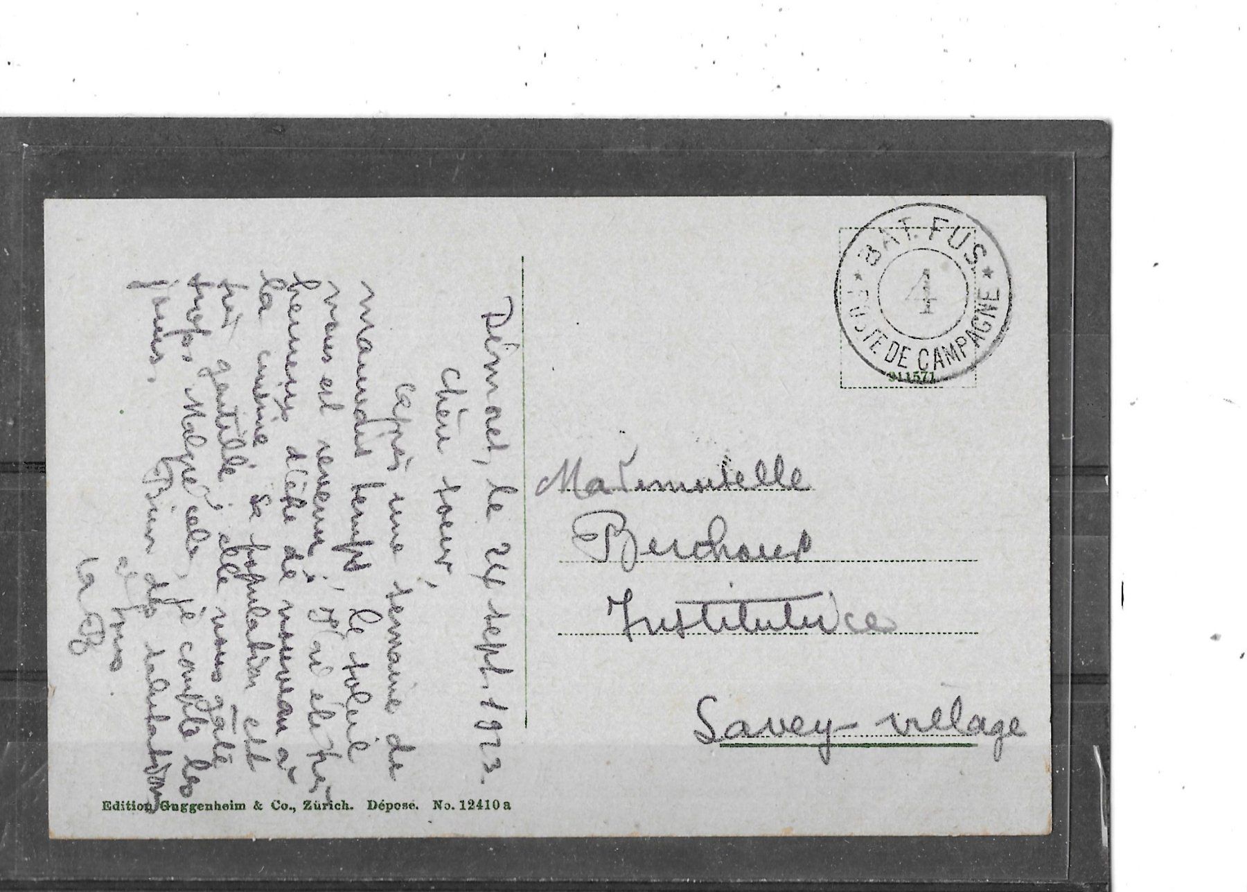 Cartoline postali: VD Démoret 1923 – Usato da Schocherswil venduto da Wilare 1