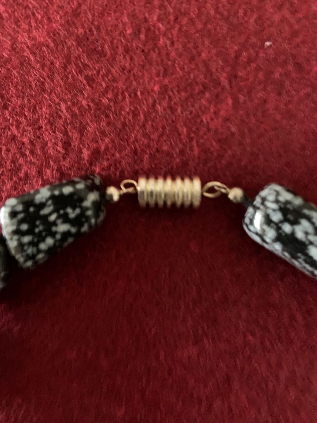 Catenine: Halskette Schneeflockenobsidian – Usato da Weggis venduto da Viva80 2