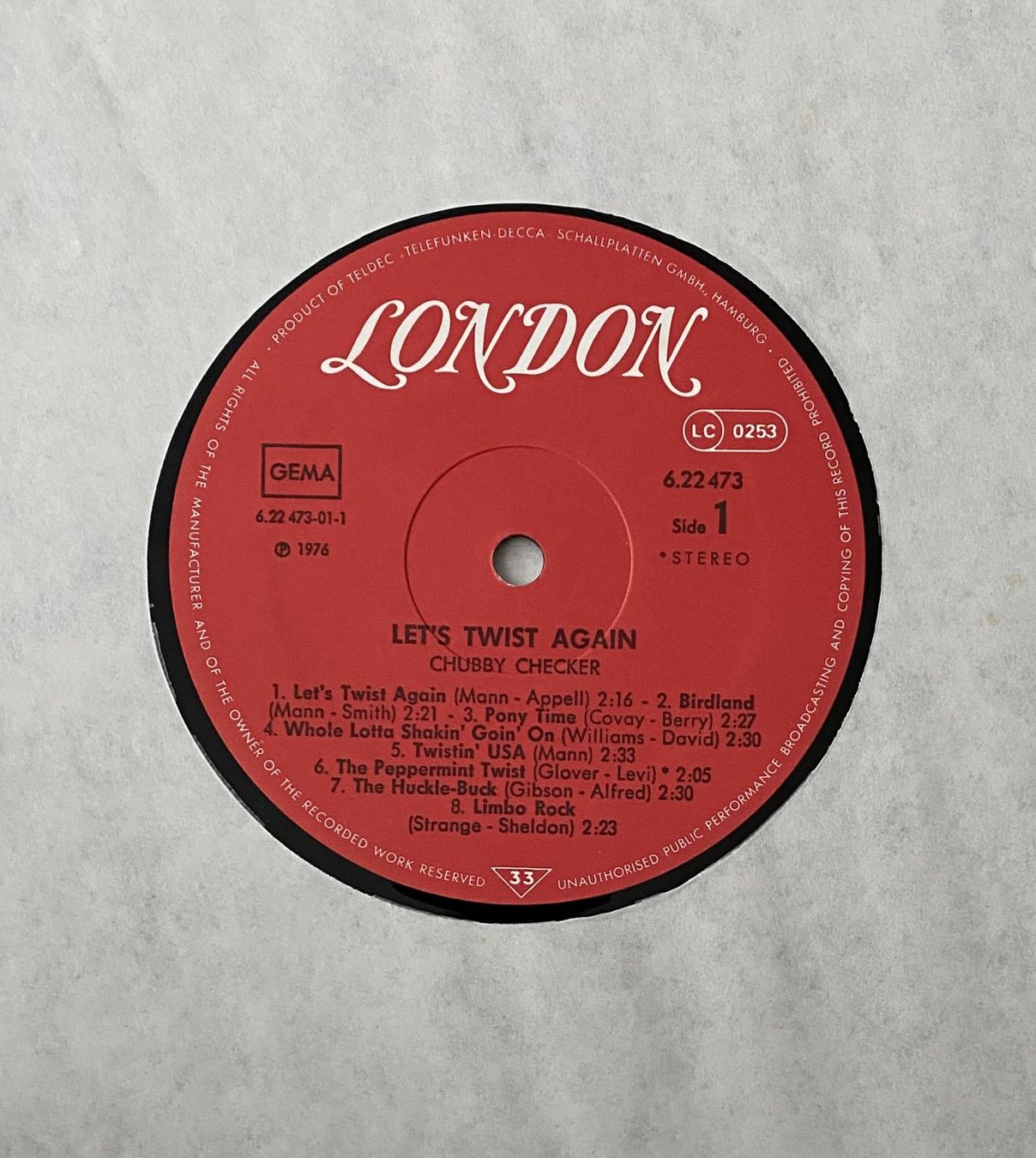 Schallplatten: Chubby Checker, Let's Twist Again – Gebraucht aus Flums von Empe1 2