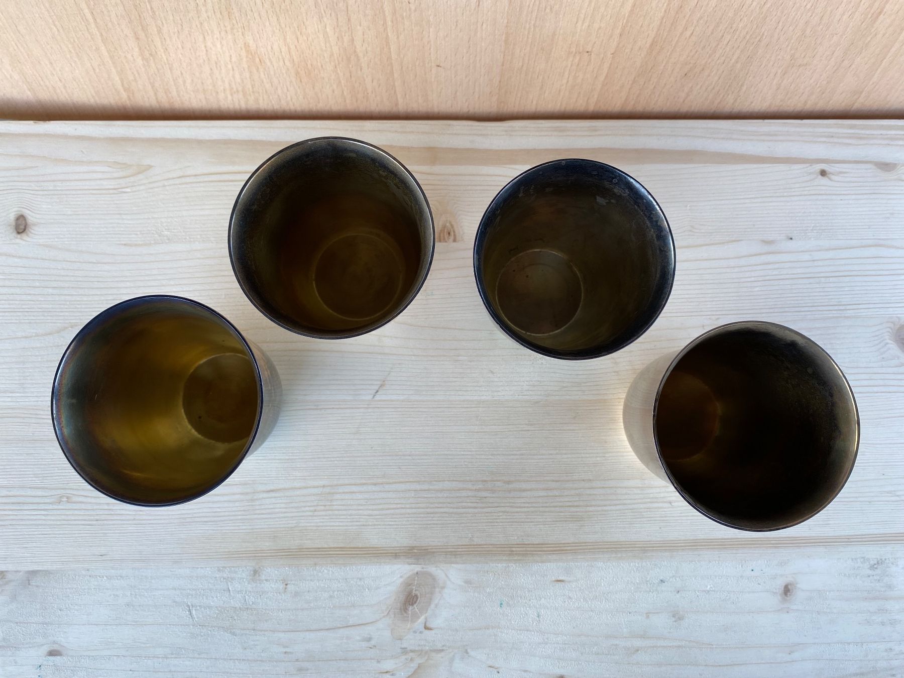 Altre raccolte & rarità: schöne alte versilberte Sternegg Becher – Usato da Feldbach venduto da Olive1 4