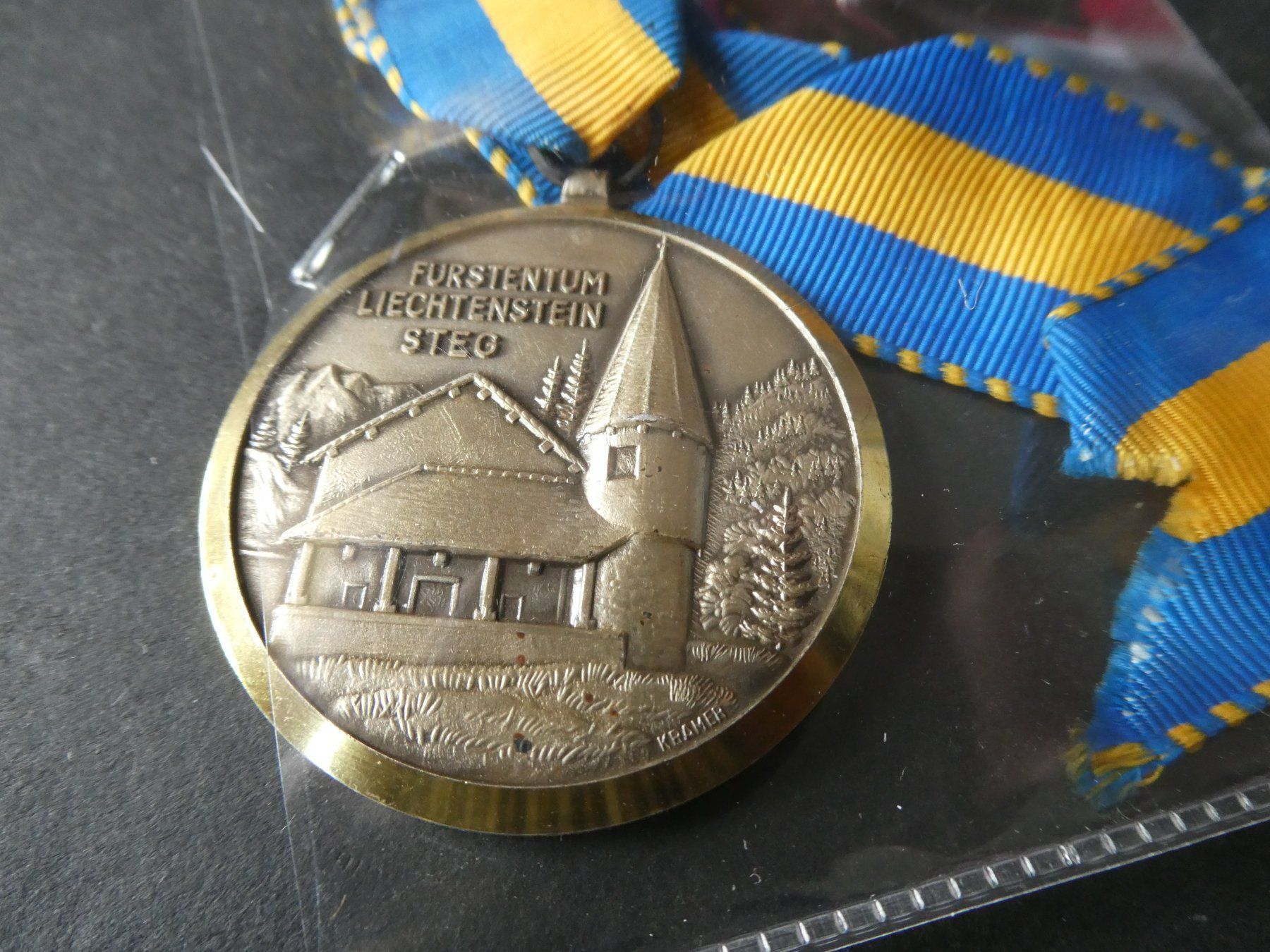 Medaglie: Liechtenstein 1970, Medaille STEG – Usato da Hinterforst venduto da Rohusri 1