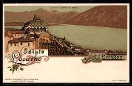 Lithographie Locarno, Madonna del Sasso