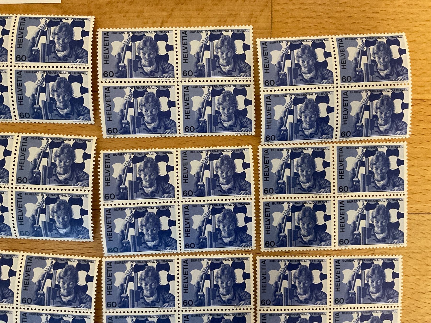 Tutti i francobolli: 60Fr Ämter Frankaturware ungestempelt postfrisch Sammlung – Nuovo (secondo la descrizione) da Wil SG venduto da Chefsugus 2