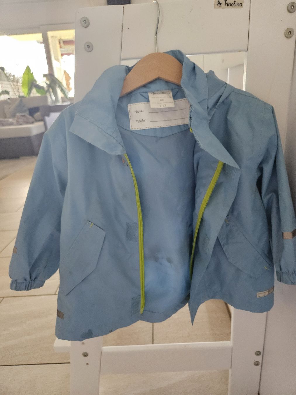 Giacche & Cappotti: Topomini Regenjacke, Grösse 80 , hellblau, Frühling! – Usato da Fulenbach venduto da lua_755r 1