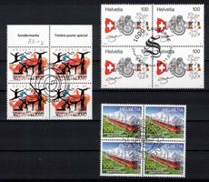 Schweiz 2011, Werbemarken Serie(n) im 4er-Block mit ET-ʘ