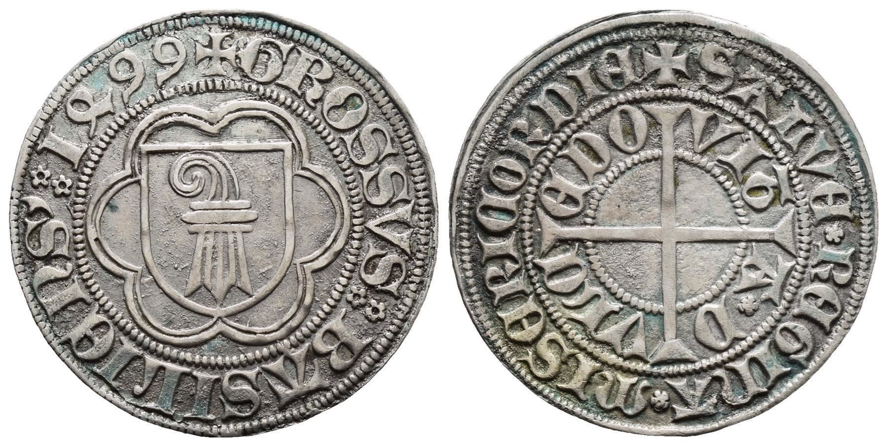 Medaglie: Basel  Basel Groschen 1499 /778 – Usato da Trimbach venduto da Solothurn1