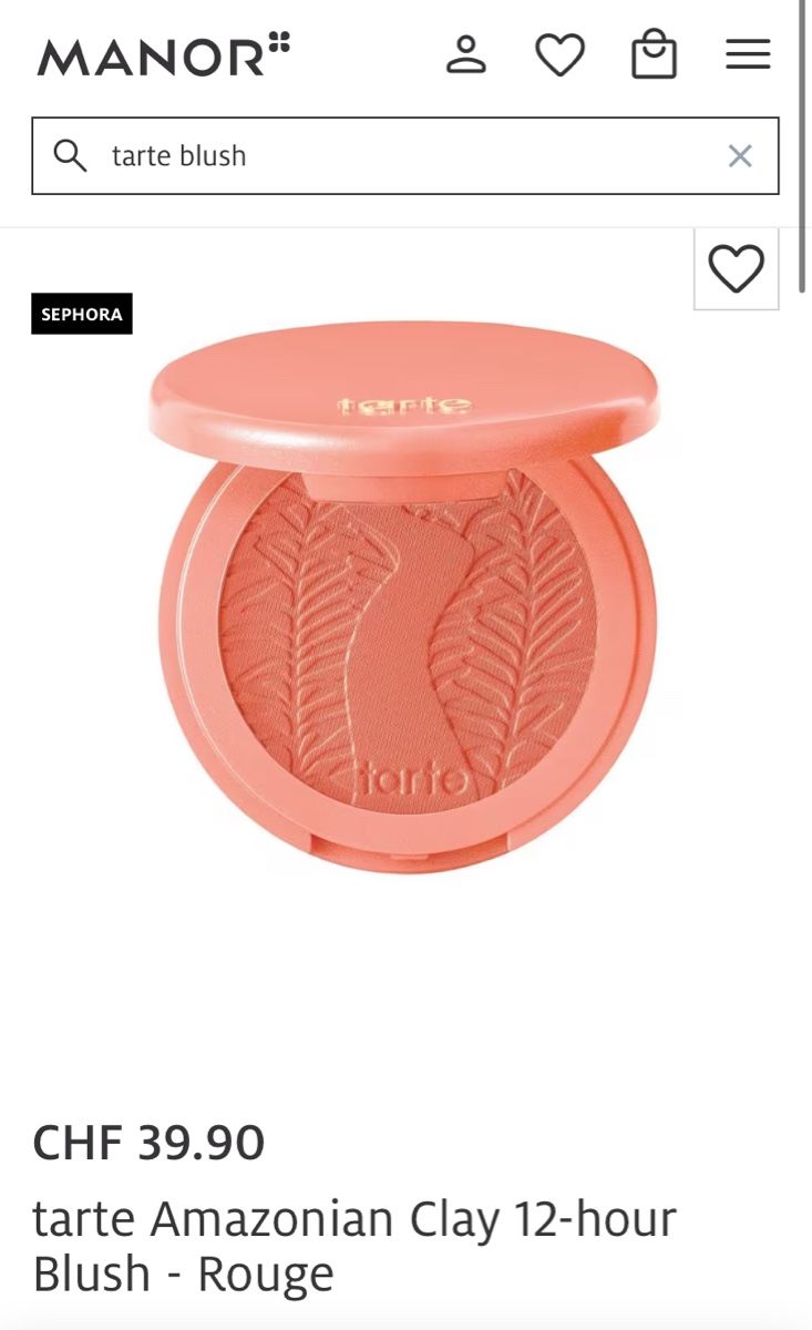 Sephora Make-up: Tarte Amazonian Clay Blush NEU – Nuovo e nell'imballaggio originale da Givisiez venduto da sgu_k58r 2