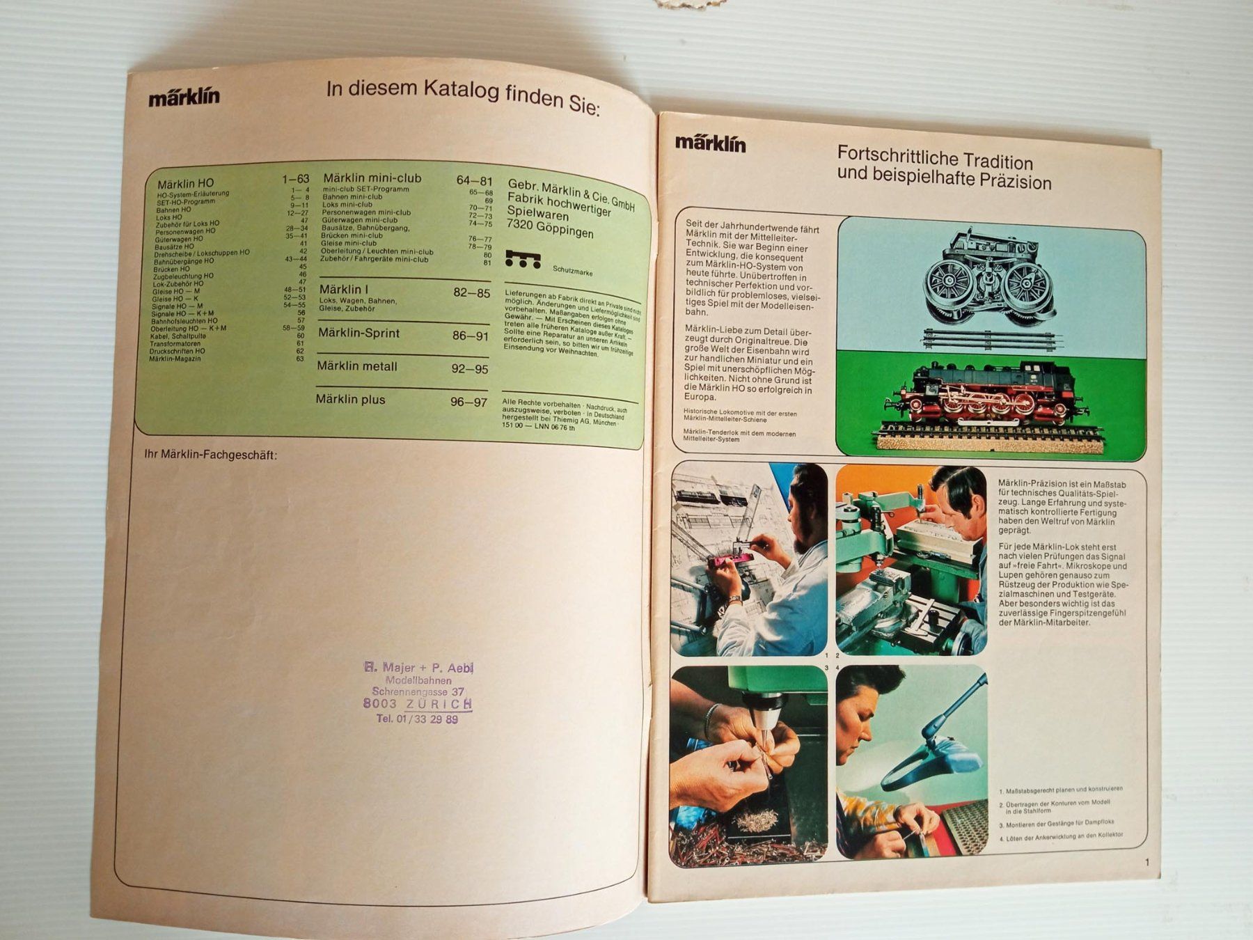 Märklin Modelleisenbahnen: Märklin Katalog 1976 D – Neu (gemäss Beschreibung) aus Riazzino von bertowe 1