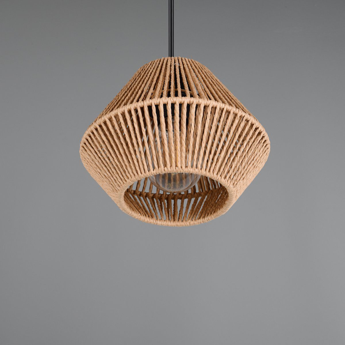 Kronleuchter & Deckenlampen: Pendelleuchte, Papiergarn, Korb, 20 cm Ø – Neu (gemäss Beschreibung) aus Kreuzlingen von Smart-Light 6