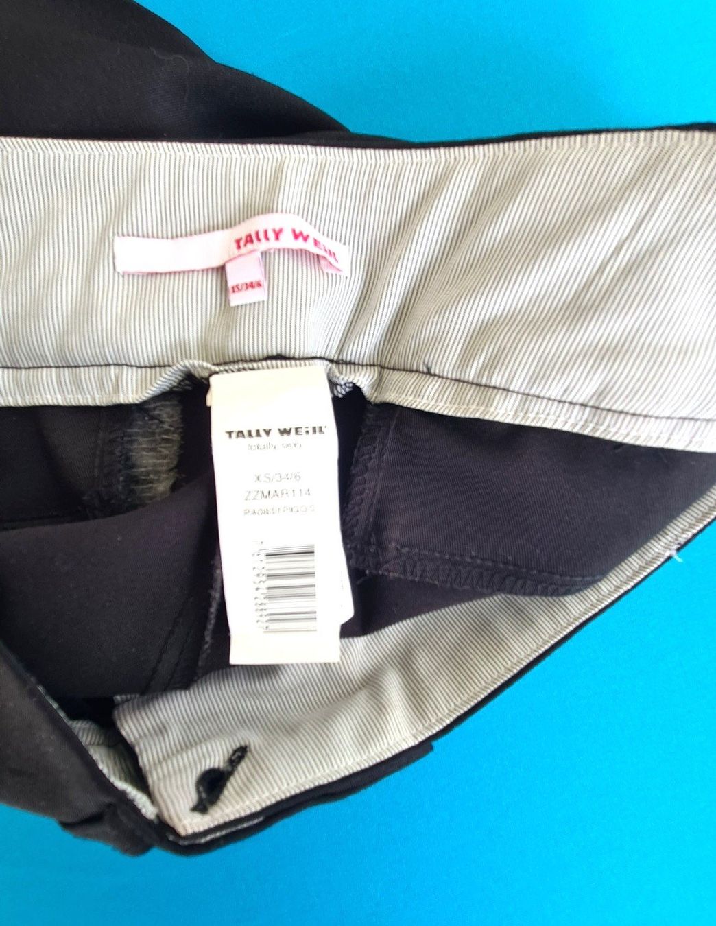 Tally Weijl Pantaloni: Hose Schwarz Gr. 34/36 – Usato da Saland venduto da V-Tour 2