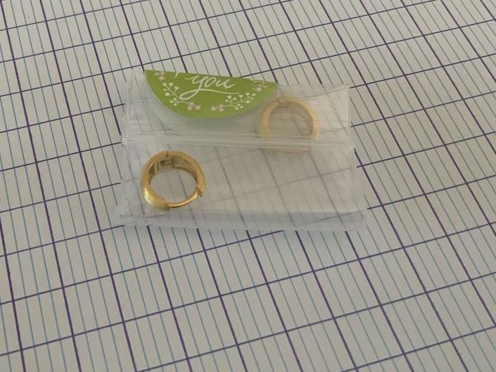Orecchini pendenti & Orecchini a lobo: Small Hoops 7mm, Gold plating. – Nuovo (secondo la descrizione) da Dübendorf venduto da S1973E 3