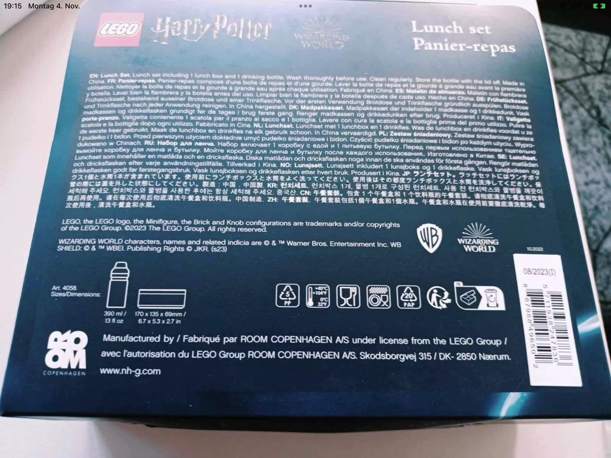 Set di piatti: LEGO Harry Potter Lunchbox Set - Neu – Nuovo e nell'imballaggio originale da Wangen b. Olten venduto da MOMO80 5